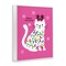 Stupell Industries Meowy Christmas Cat Pun Framed Giclee By Nina Seven
